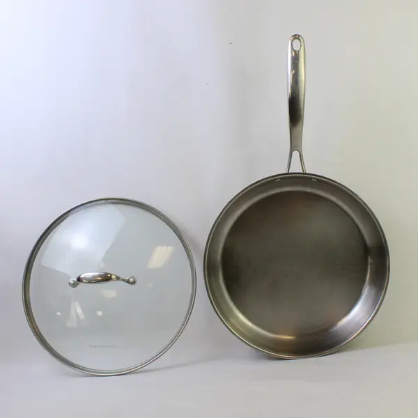 KitchenAid Stainless Steel Frying Pan 3.5 Qt With Matching Lid