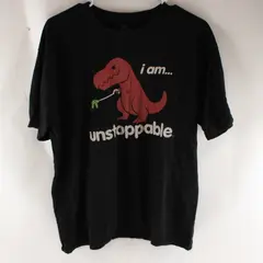 Goodie Two Sleeves I Am Unstoppable Dinosaur Graphic T-Shirt Adult XL