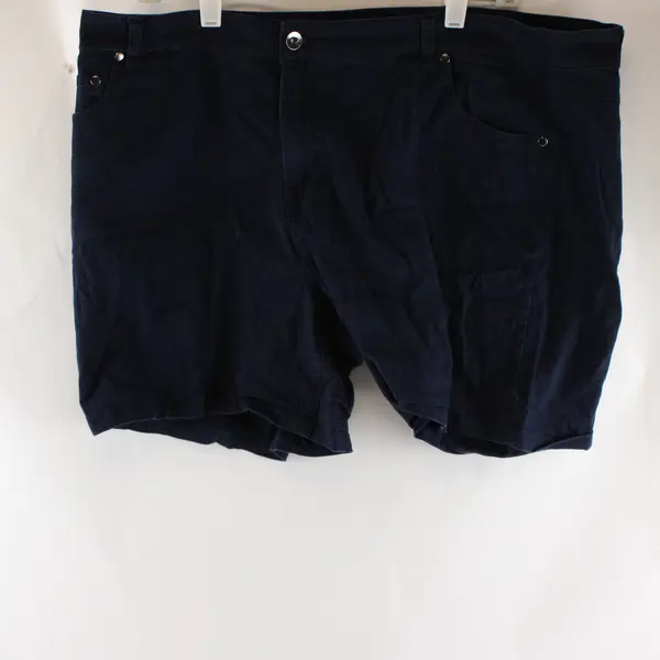 Ellos Navy Blue Cotton Shorts Women's Size 18