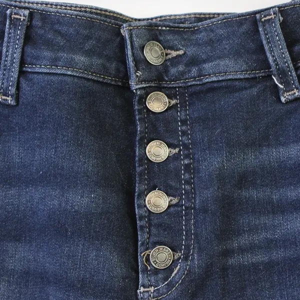 Silver Jeans Co. Dark Wash High-Rise Cuffed Denim Avery Short Women's Size 40