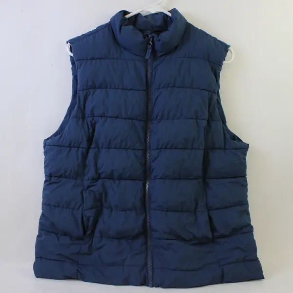 Dip Navy Blue Puffer Vest Women's XL