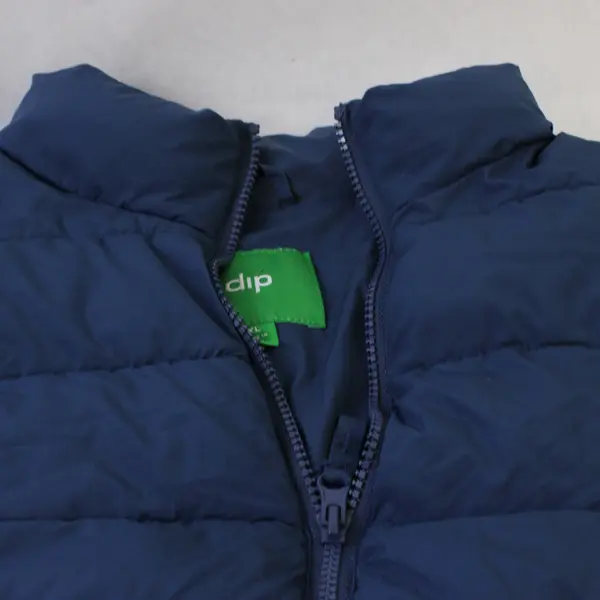 Dip Navy Blue Puffer Vest Women's XL
