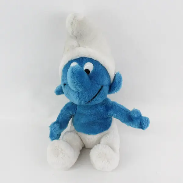 1979 Vintage Wallace Berrie Peyo SMURF Plush Figure 14" Sitting 