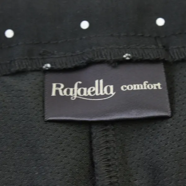 Rafaella White Polka Dot Black Mini Skirt Women's Size XXL