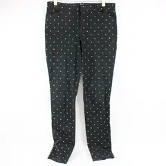 GAP Black and White Patterned Signature Skinny Ankle Jeans Women's Size 10 Tall