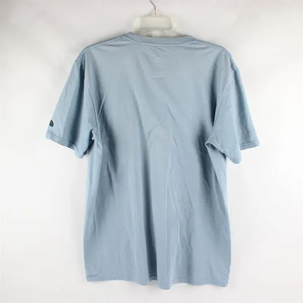 The North Face Grand Canyon Printed Blue Short Sleeve Classic Fit T-Shirt Mens L