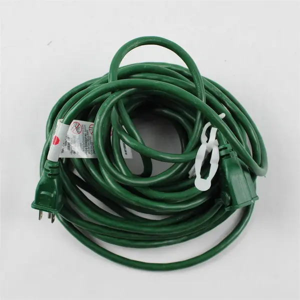 40 ft Green Single-Outlet Extension Cord Untested