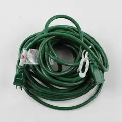 40 ft Green Single-Outlet Extension Cord Untested