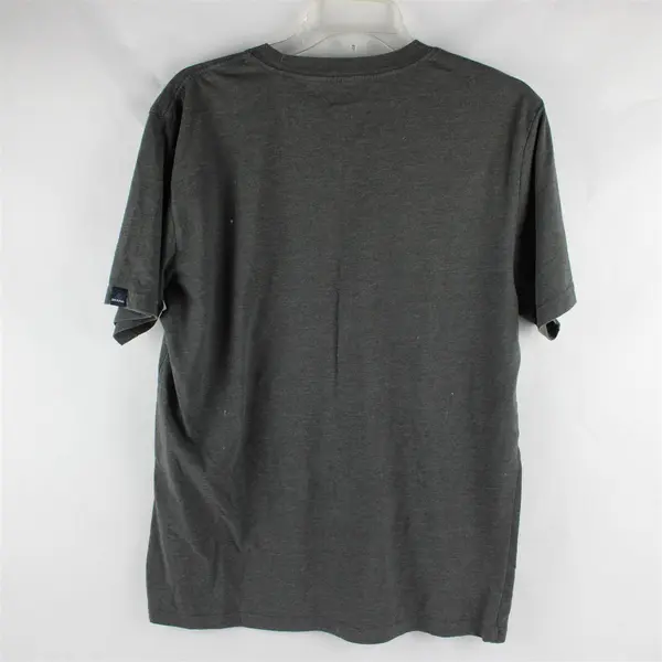 Prana Brand WV Van Life Printed Solid Gray Short Sleeve T-Shirt Top Men's Size L