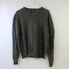 Nordstrom Green Cotton Cashmere Blend V-Neck Sweater Men's Medium