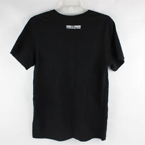 Canvas Happy Jack Printed Black Short Sleeve T-Shirt 100% Cotton Men's Size M
