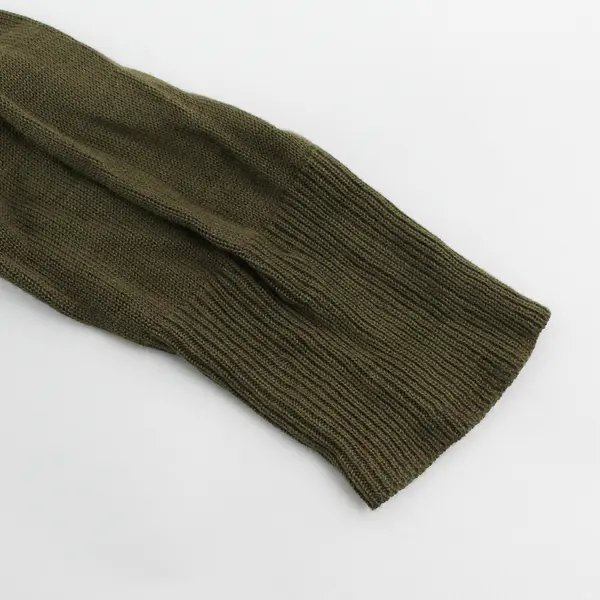 Joseph A. Army Green Long Open-Front Cardigan Women's Medium
