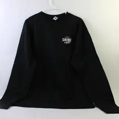 Independent 'Shine Water' Embroidered Black Long Sleeve Sweatshirt Men's Size L