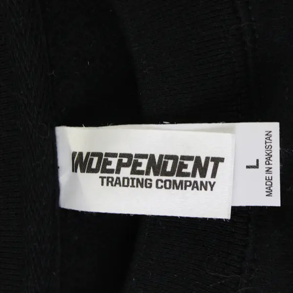 Independent 'Shine Water' Embroidered Black Long Sleeve Sweatshirt Men's Size L