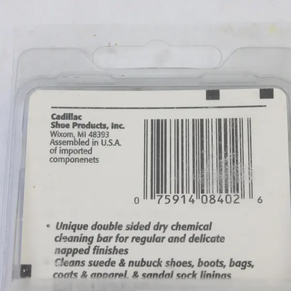 Vintage Cadillac Nubuck & Suede Care Kit Open Package
