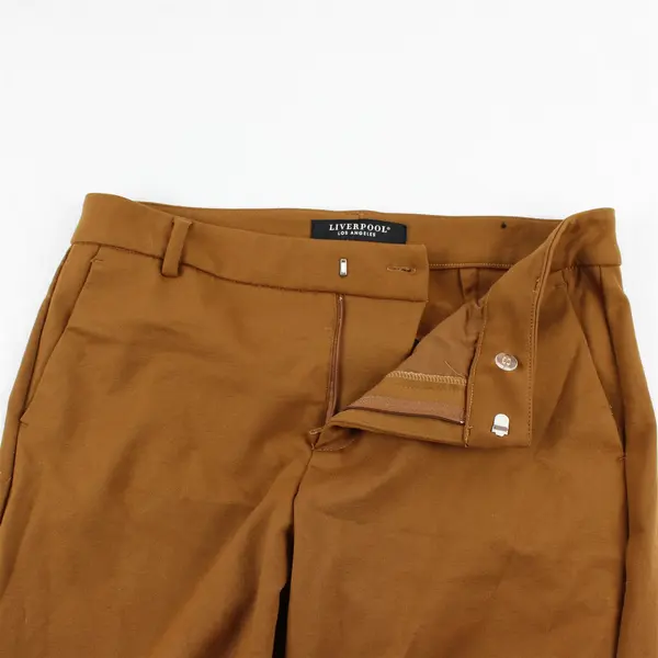 Liverpool Brown Tapered-Leg Pants Women's Size 8/29