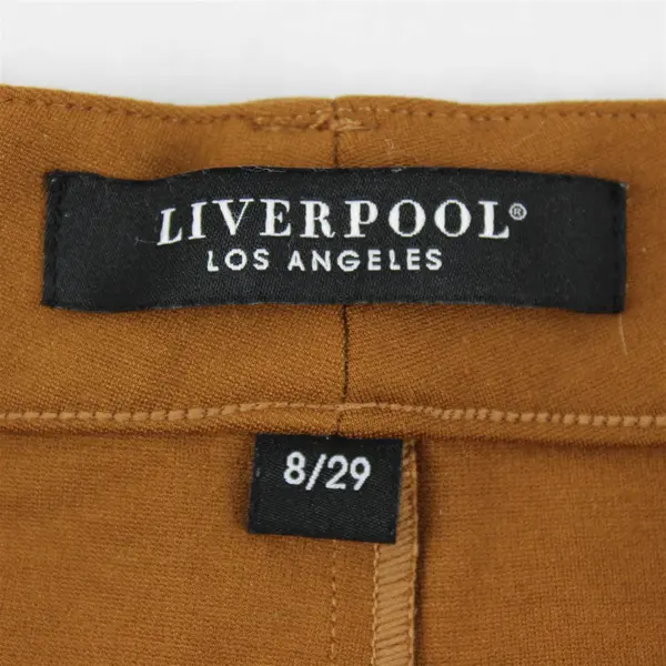 Liverpool Brown Tapered-Leg Pants Women's Size 8/29