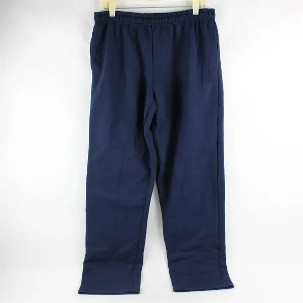 Gildan Navy Blue Cotton Blend Sweatpants Men's Large