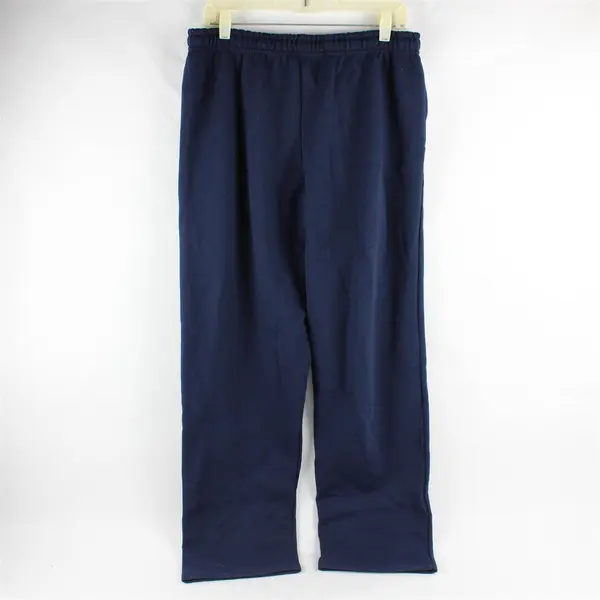 Gildan Navy Blue Cotton Blend Sweatpants Men's Large