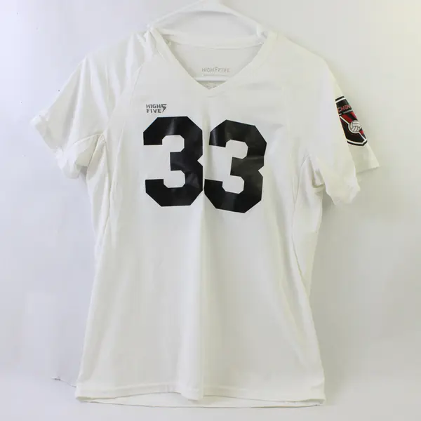 High Five White /Black "McMinnville Volleyball Club" Shirt/Jersey Women's Size S