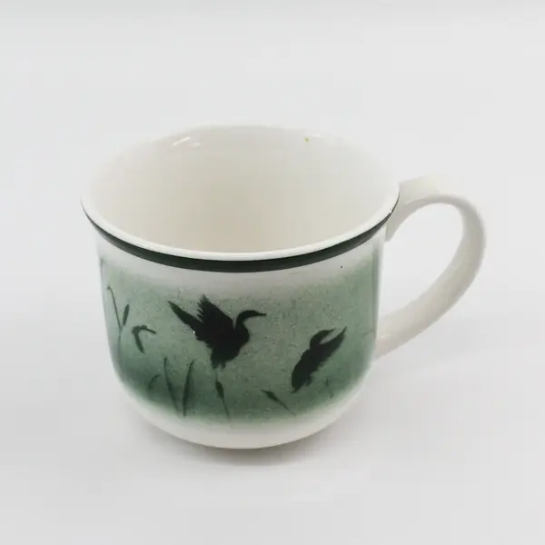 Big Sky Lodge Stoneware Coffee Cup Homestead Pattern