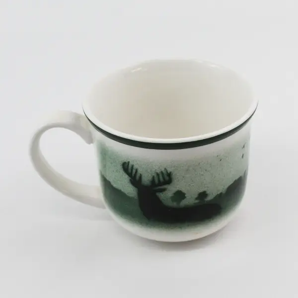 Big Sky Lodge Stoneware Coffee Cup Homestead Pattern