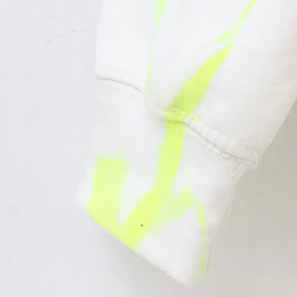 Best Of Yellowstone White W/ Neon Colors Tie Dye Hoodie Unisex Adult Size M