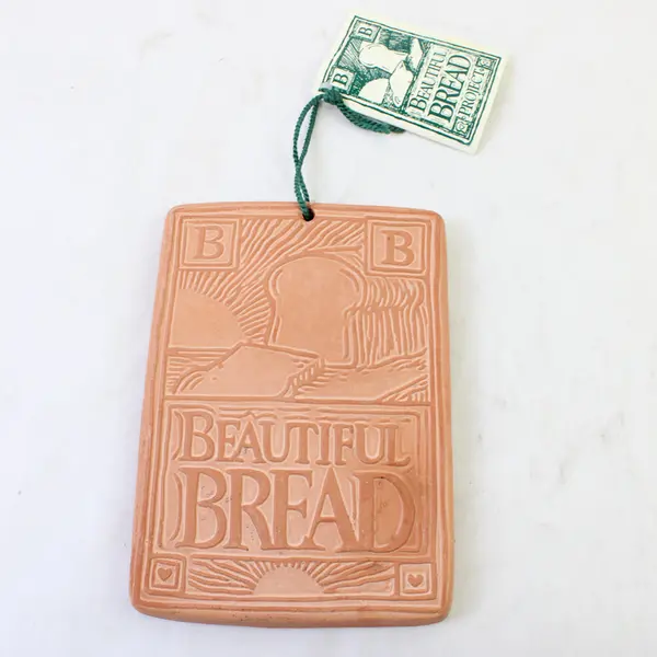 Vintage Beautiful Bread Warmer With Tag Hill Design Terracotta