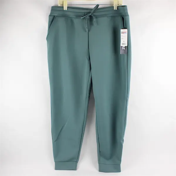 NWT 32 Degrees Heat Cool Teal Trooper Jogger Sweatpants Women's Size Large