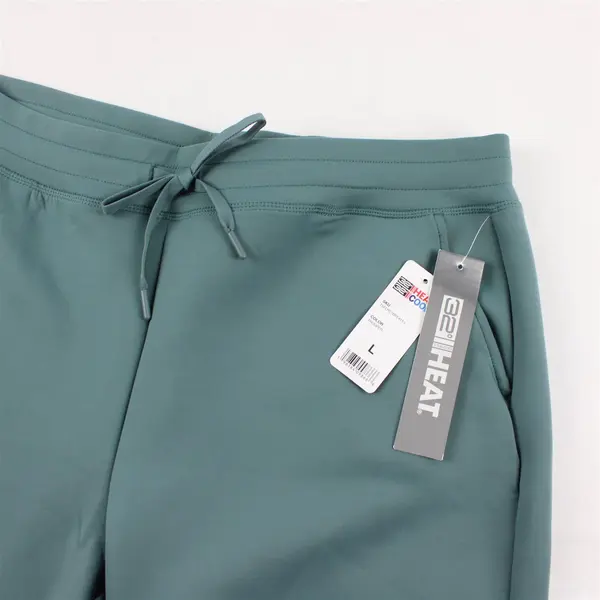 NWT 32 Degrees Heat Cool Teal Trooper Jogger Sweatpants Women's Size Large