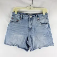 Madden Girl Light Wash Denim Shorts Juniors' Size 9