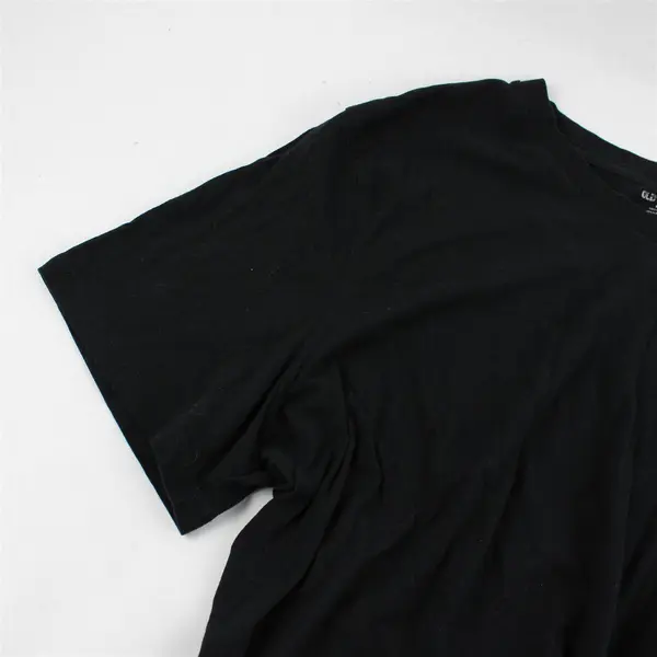 Old Navy Solid Black V-Neck T-Shirt Men's XL