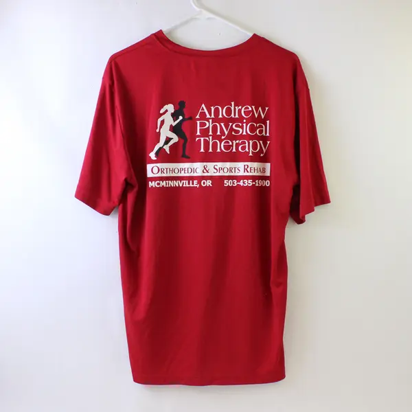 Sport-Tek Andrew Physical Therapy Red Activewear T-Shirt Men's Large