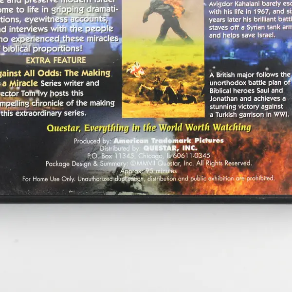 Against All Odds: Israel Survives Miraculous True Stories DVD Questar