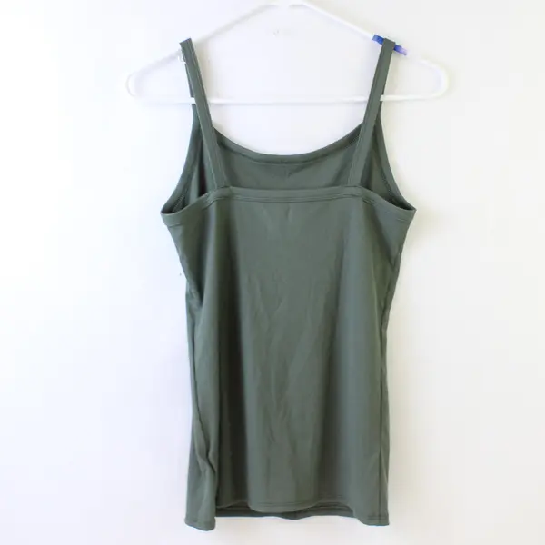 NWT No Boundaries Army Green Ribbed Camisole Tank Women's Medium 8-10