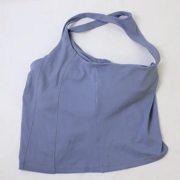 Blogilates Slate Blue Racerback Sports Bra Women's Medium