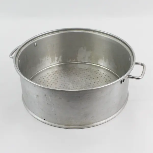 Vtg. 10.5" x 4" Double Handle Steamer Pan Insert