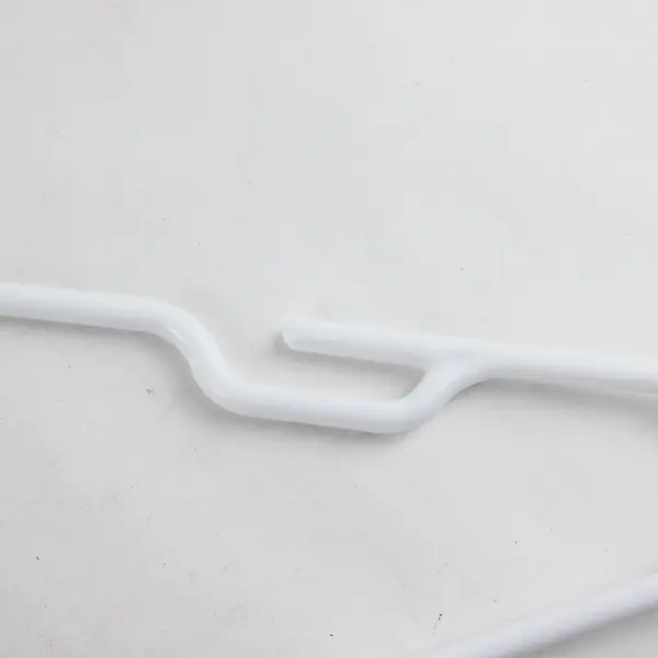 Lot of 10 Opaque White Clothes Hangers Pants & Shirts