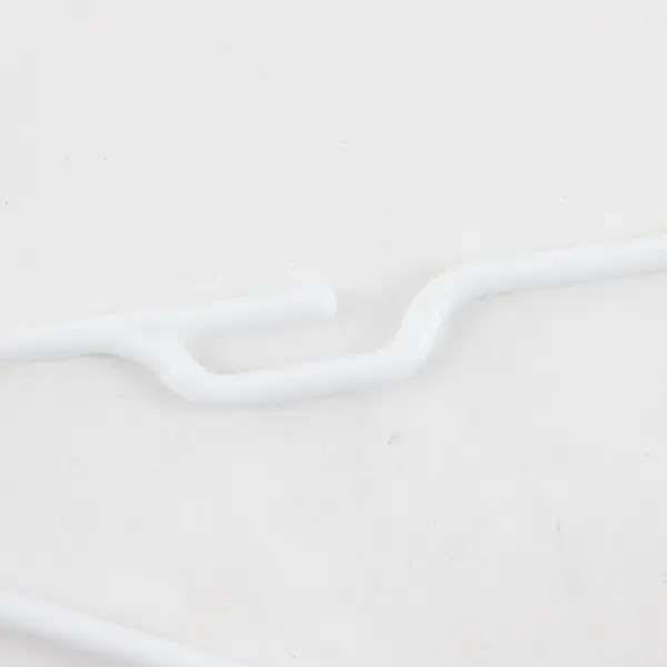 Lot of 10 Opaque White Clothes Hangers Pants & Shirts