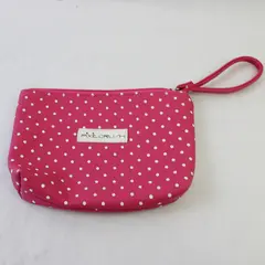 Pixie Crush Pink & White Polka Dot Small Wristlet Purse