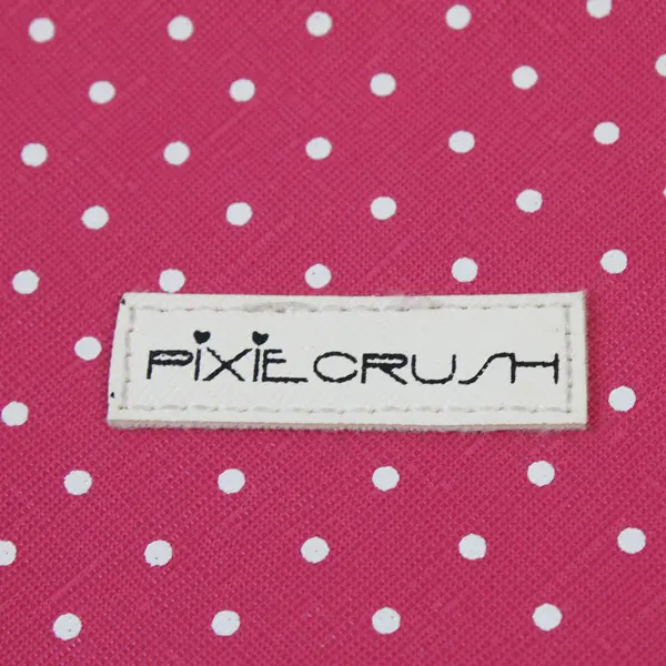 Pixie Crush Pink & White Polka Dot Small Wristlet Purse