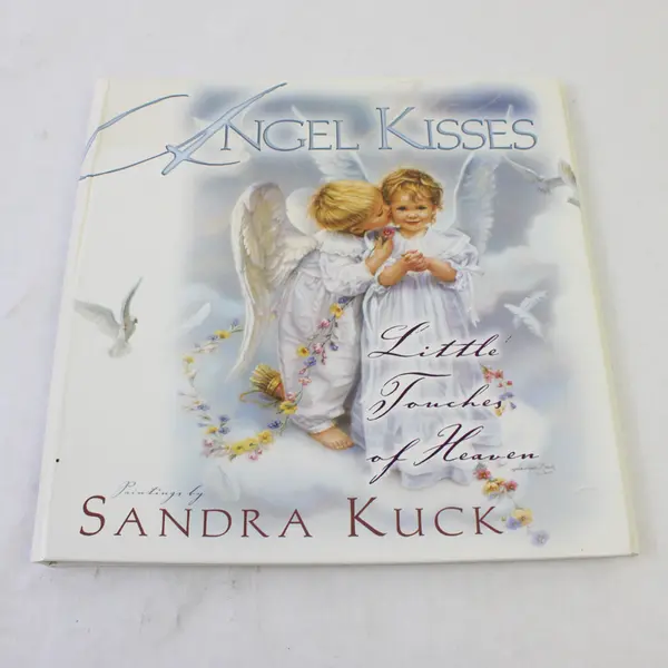 Angel Kisses Book Little Touches of Heaven Hardcover Paintings by Sandra Kuck