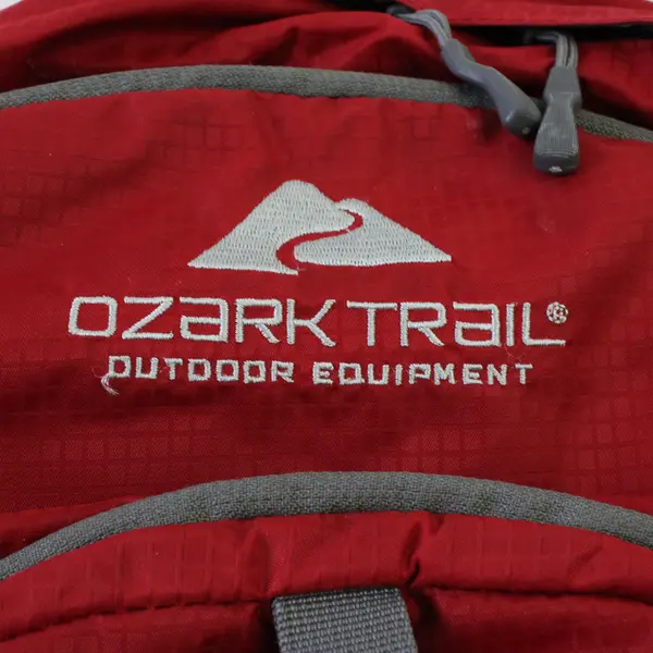 Ozark Trail Yakutat Daypack Backpack in Red & Gray - 25L Capacity