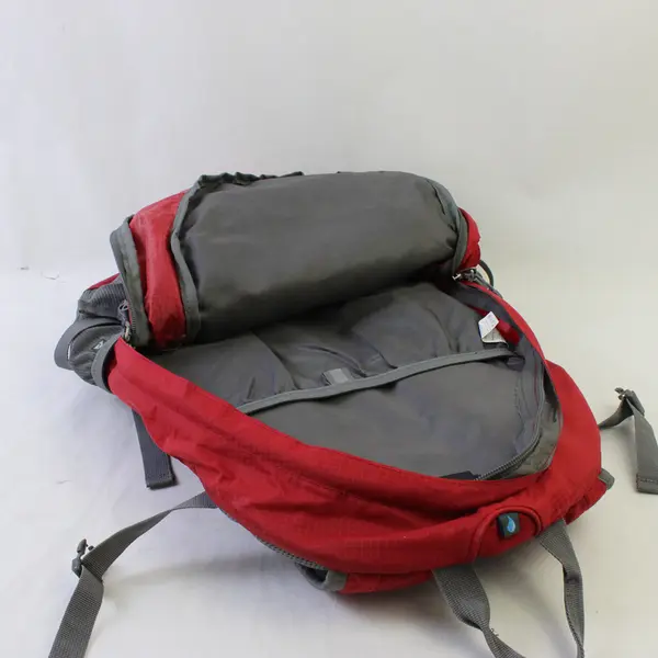 Ozark Trail Yakutat Daypack Backpack in Red & Gray - 25L Capacity
