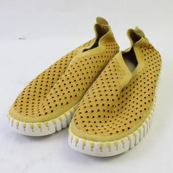Ilse Jacobsen Hornbaek Women's 40 (US 9/9.5) Tulip Flats in Golden Rod Colorway
