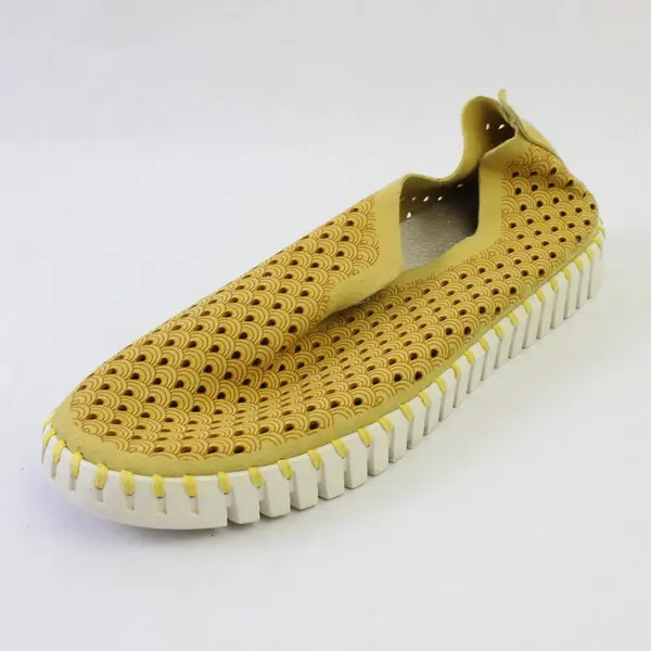 Ilse Jacobsen Hornbaek Women's 40 (US 9/9.5) Tulip Flats in Golden Rod Colorway