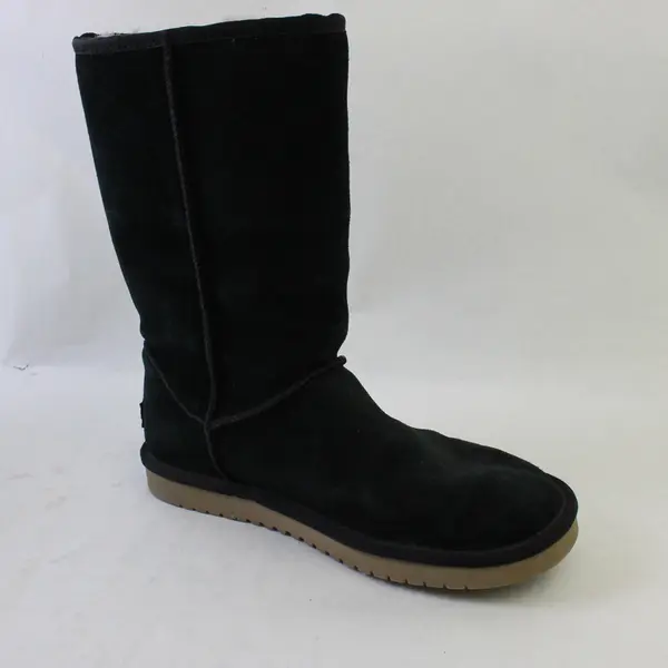 Koolaburra by UGG Women's Size 9 Black Tall Suede Boots w/ Bow Details