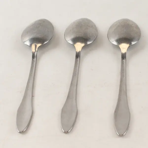 Lot of 3 DS DS16 Stainless Steel Flatware Teaspoons