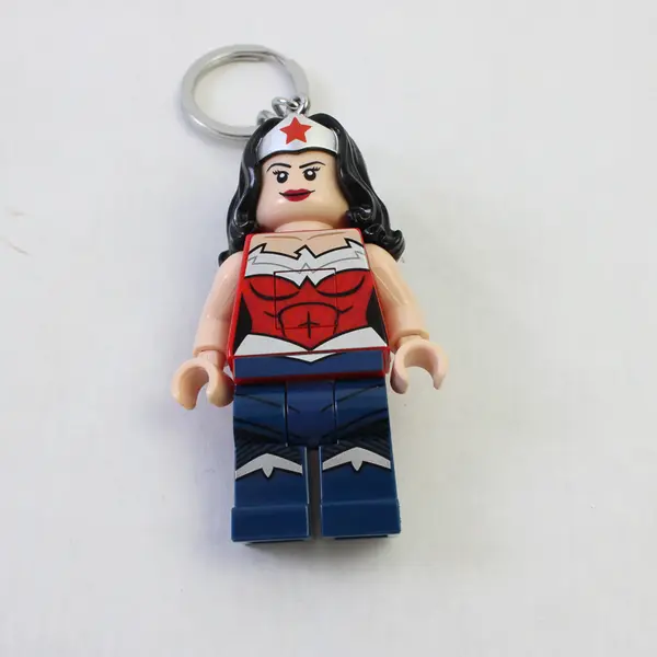 LEGO Wonder Woman Key Light LED Keychain DC Comics Super Heroes 3" Tall