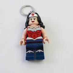 LEGO Wonder Woman Key Light LED Keychain DC Comics Super Heroes 3" Tall